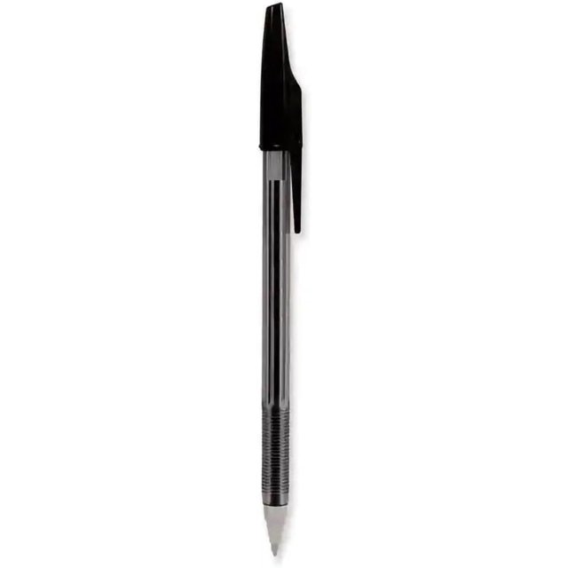 EcoQuality Bulk Black Ballpoint Pens 0.9mm Medium Point, No Smear