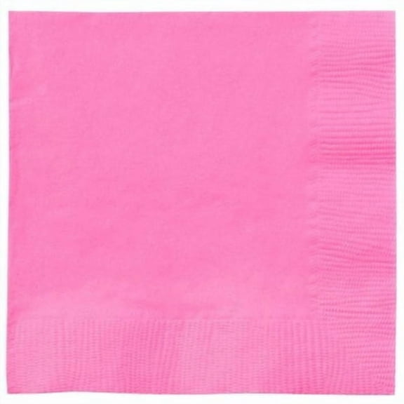 EcoQuality Hot Pink Luncheon Napkin Party, Dispenser Napkin Refill, Everyday Napkins, Perfect for Restaurants, Diners, Bodegas & Home (60)