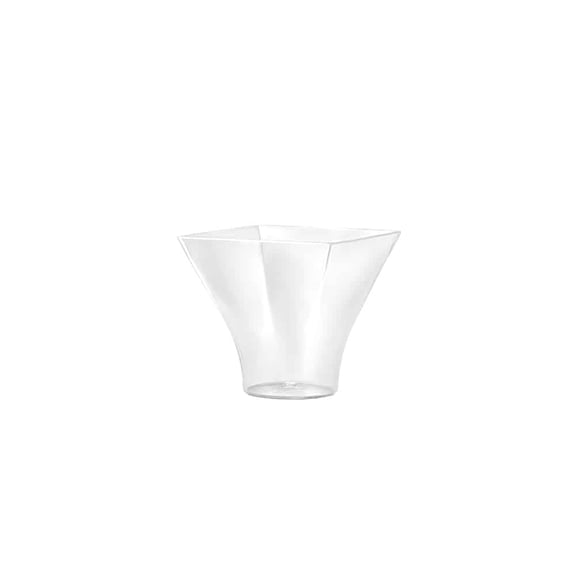 EcoQuality Mini Flared Mousse Cup Lillian Collection – Elegant, Durable for Small Portions for Weddings Parties Catering Events Bars and Special Occasions (12)
