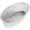 thumbnail image 1 of EcoQuality Oval Aluminum Challah Extra Large Shabbat Baking Pans Kosher Tin Container Perfect for Holiday Cooking & Food Storage Recyclable XL Pan Oven Safe (60), 1 of 1