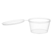 EcoQuality Plastic Condiment Souffle Clear Perfect for Sauces