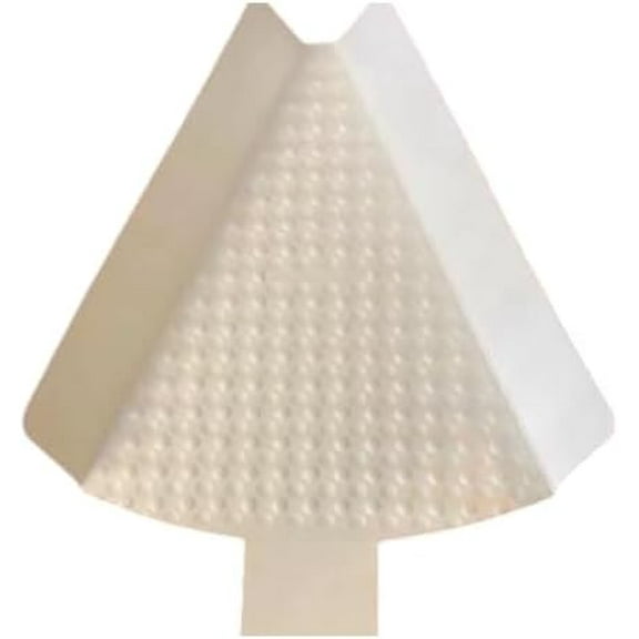 EcoQuality Single Slice Paper Pizza Liner Grease Resistant Disposable Compostable Recyclable Absorbent Lightweight Stackable for Pizzerias Restaurants Catering and Takeout (50)
