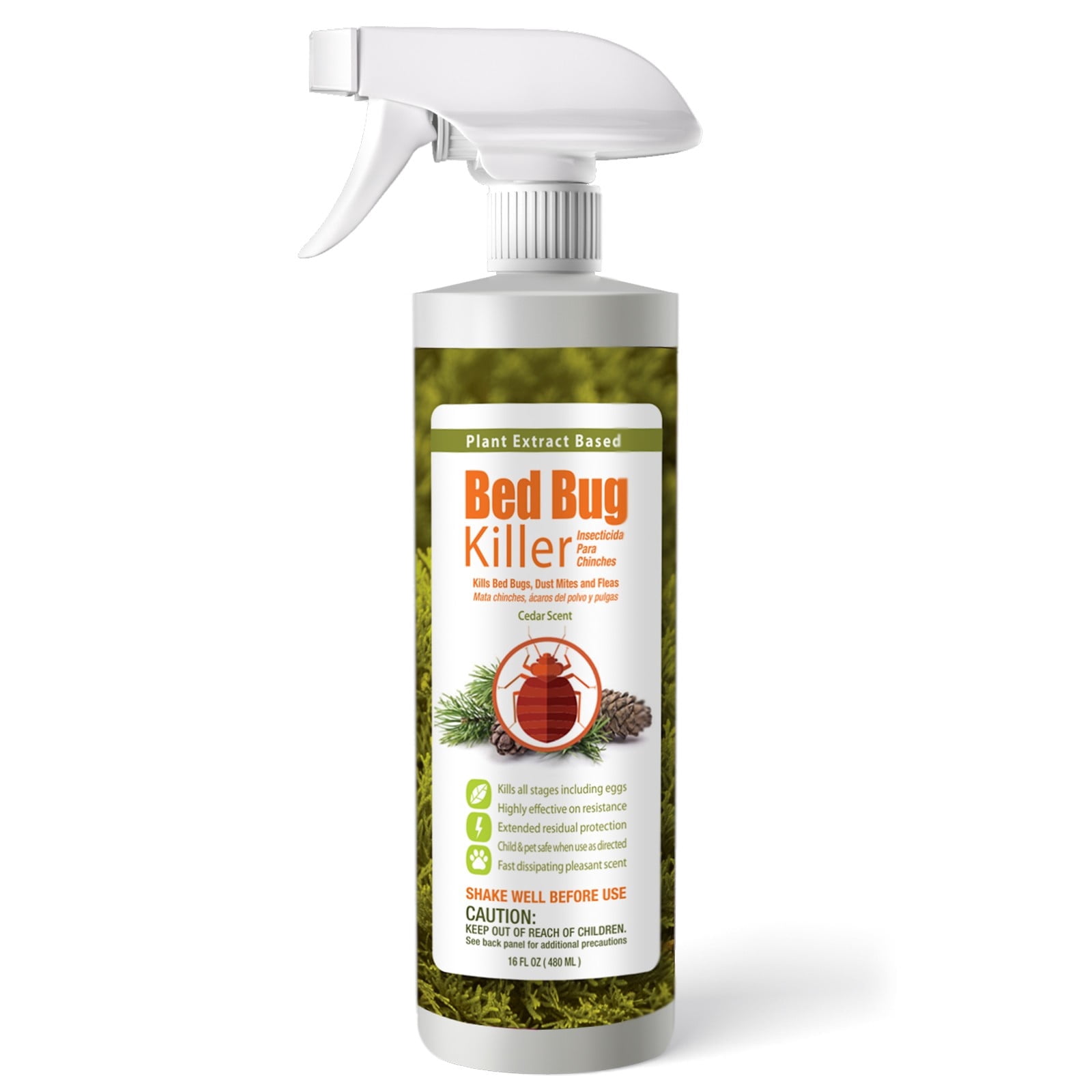 EcoVenger Plant-Based Bed Bug Killer RTU Spray