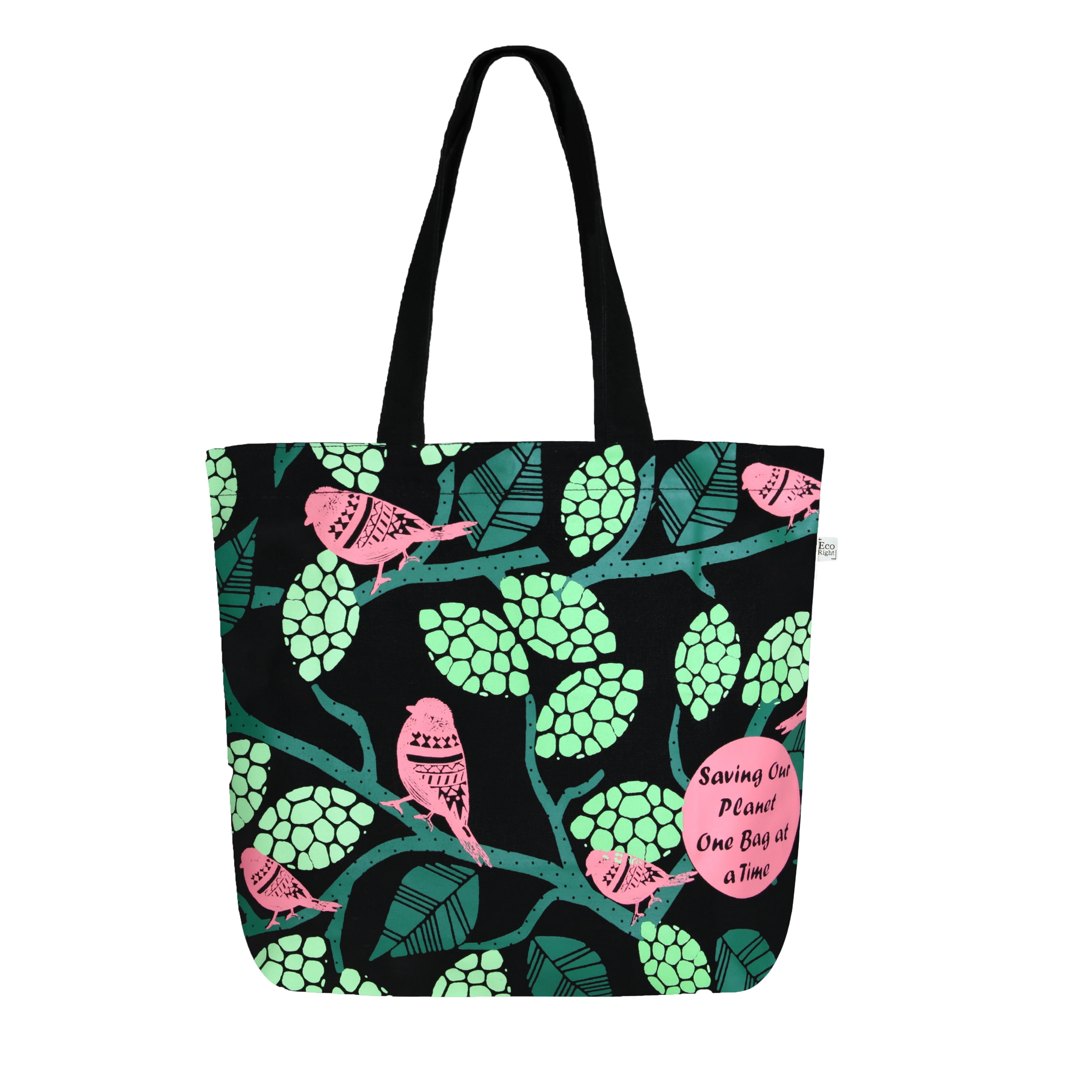 EcoRight Large Zipper Canvas Tote Bags for Women for Shopping