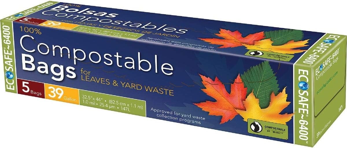 EcoSafe6400 Compostable Lawn & Leaf Trash Bag by Presto Products