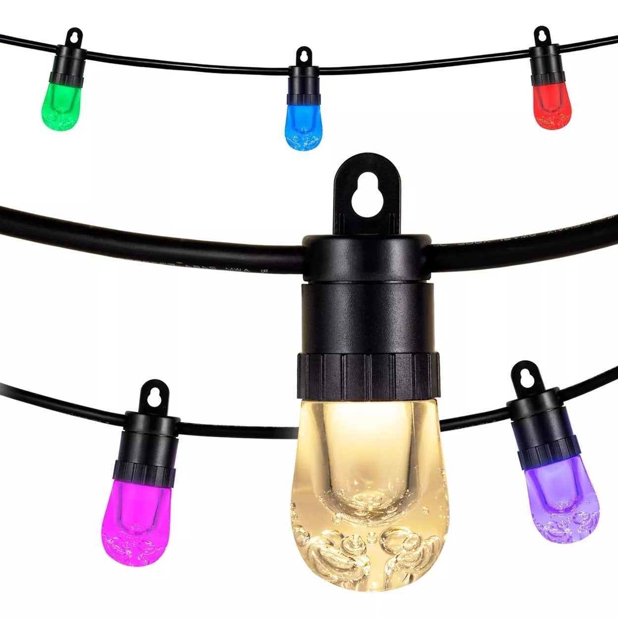 Feit Electric 12 Light Outdoor 24' Plug-in RGBW Color Changing