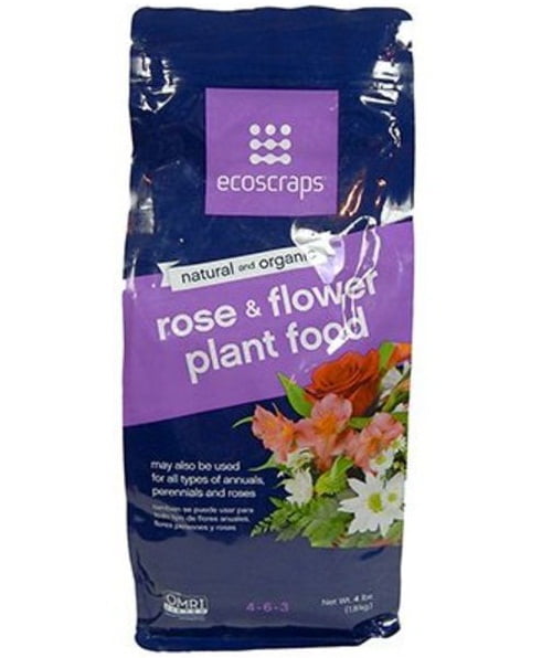 EcoScraps PFRF15IN4001 Rose & Flower Plant Food, 4 lbs