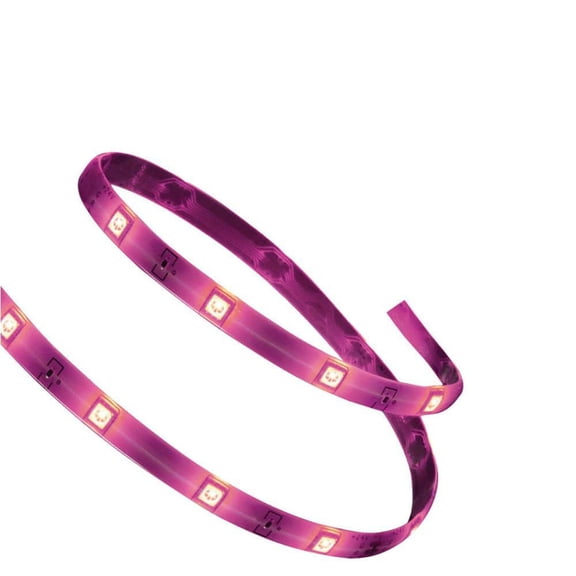 EcoSmart 32.8 ft. RGB Color Changing Dimmable LED Strip Light with Remote Control