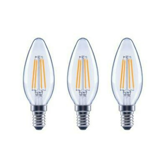 EcoSmart 40-Watt Equivalent B11 Candle Dimmable Energy Star, 2Pack: Clear Glass