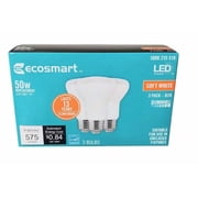 EcoSmart 50-Watt Equivalent R20 Dimmable ENERGY STAR LED Light Bulb Soft White 3-Pack