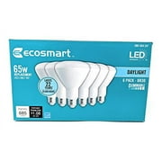 EcoSmart 65W Equivalent Daylight BR30 Dimmable LED Light Bulb 6-Pack