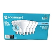 EcoSmart 65W Equivalent Daylight BR30 Dimmable LED Light Bulb 6-Pack