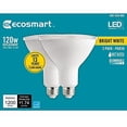 thumbnail image 1 of EcoSmart LED 17W (120W Equivalent) Bright White Flood Light Bulbs, Energy Star (2 Pack), 1 of 5