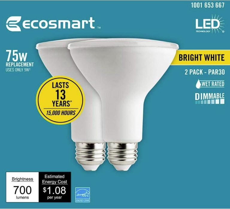 EcoSmart Universal Select BR30 Dimmable LED Flood Light Bulb