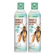 EcoSmart Natural, Plant-Based Essential Oil Wasp and Hornet Killer, 14 Ounce Aerosol Spray Can (Pack of 2)