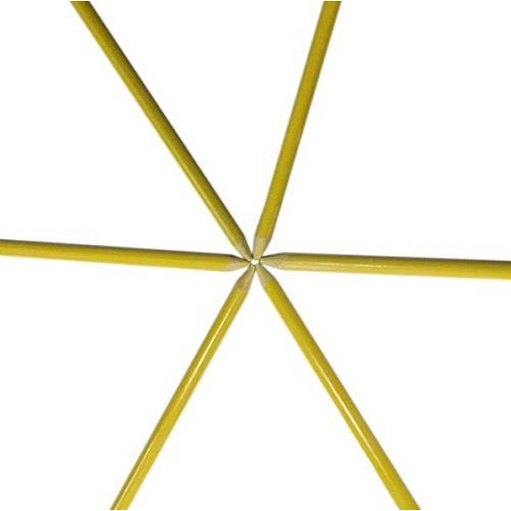 EcoStake 6-Feet, 1/2-Inch Dia, Ecofriendly Farm Stakes, Tomato Stakes, Garden Stakes, Plant Stakes, Never Rust/rot, Better Than Wood Stakes And Bamboo Stakes, Yellow (20)