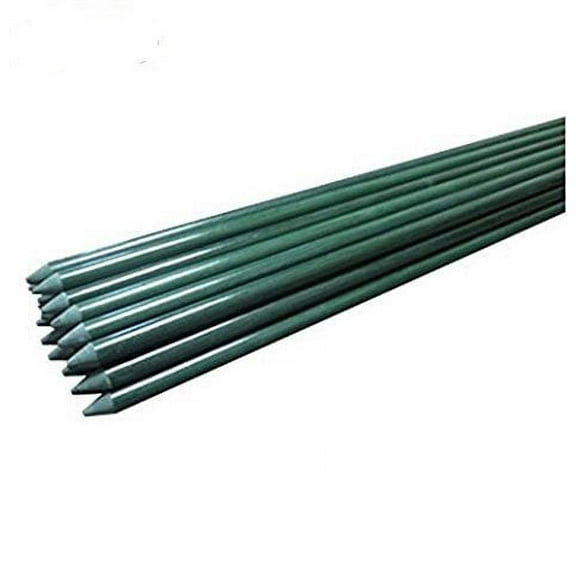EcoStake Ecofriendly Plant Stakes, Garden Stakes, Tomato Stakes, Green, 4-Feet, 50 Pack, 1/5 Inch Dia