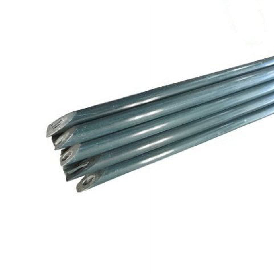 EcoStake Fiberglass Garden Stakes 1/2" Dia 5 FT, Hollow Stake for