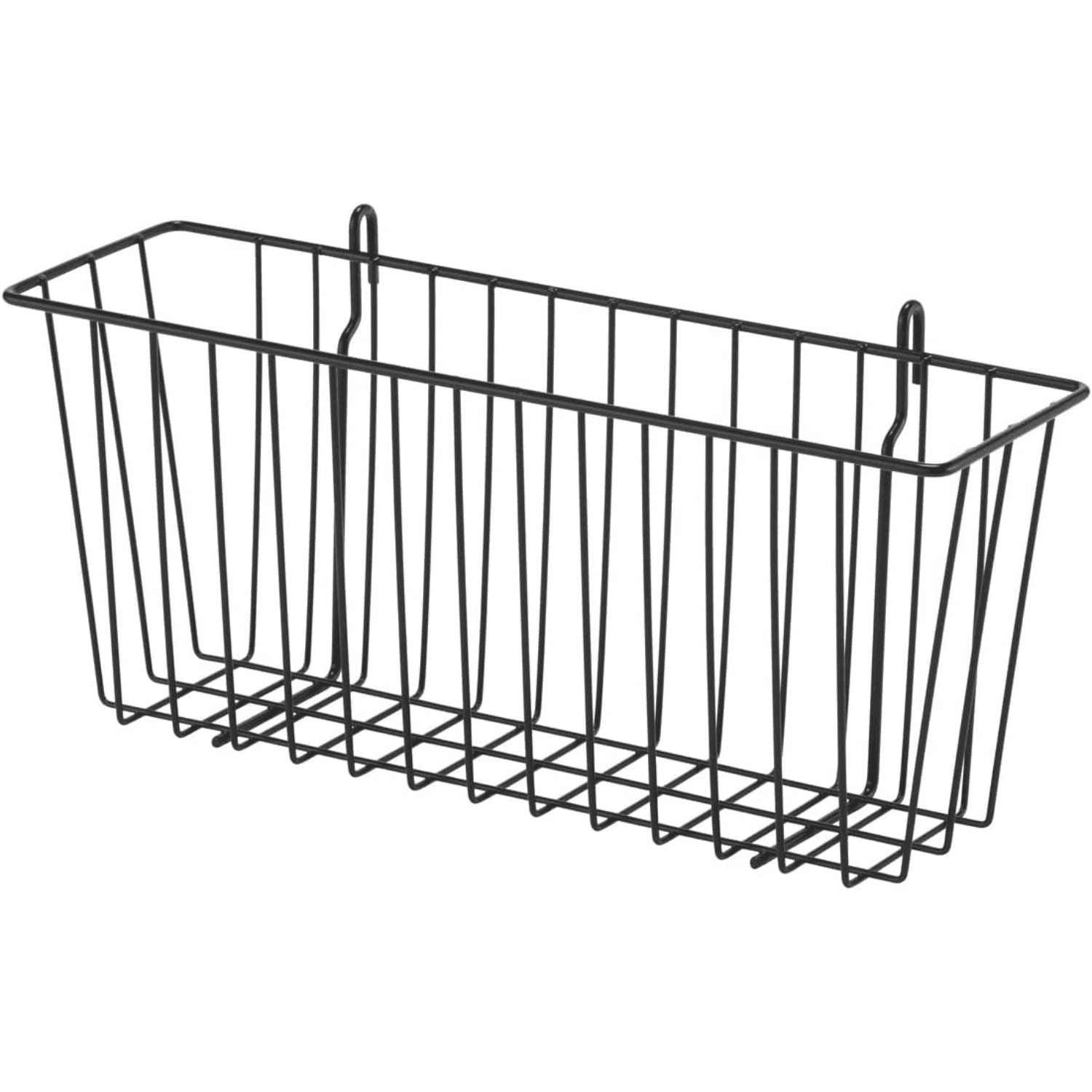 EcoStorage 21Inch Metal Hanging Basket to Use With Shelf Units and