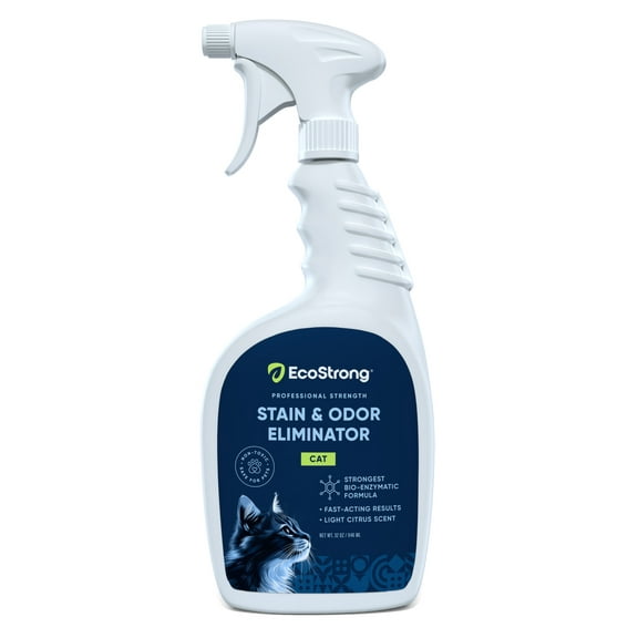 EcoStrong Enzymatic Cat Stain & Odor Remover, 32 oz Sprayer