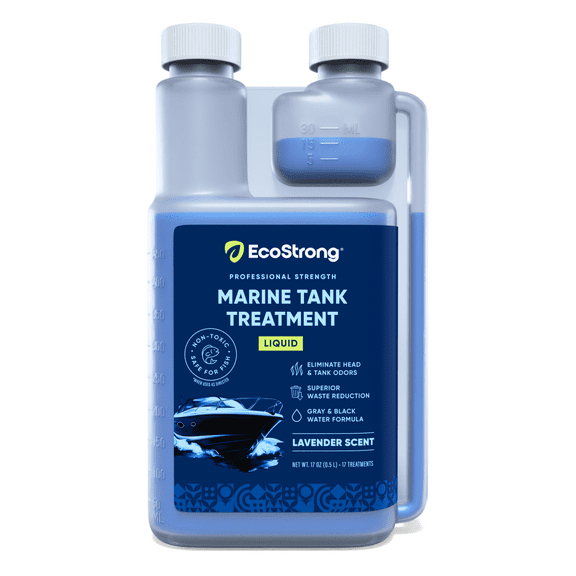 EcoStrong Marine Holding Tank Treatment Liquid Eliminates Tank Odor (33 oz)