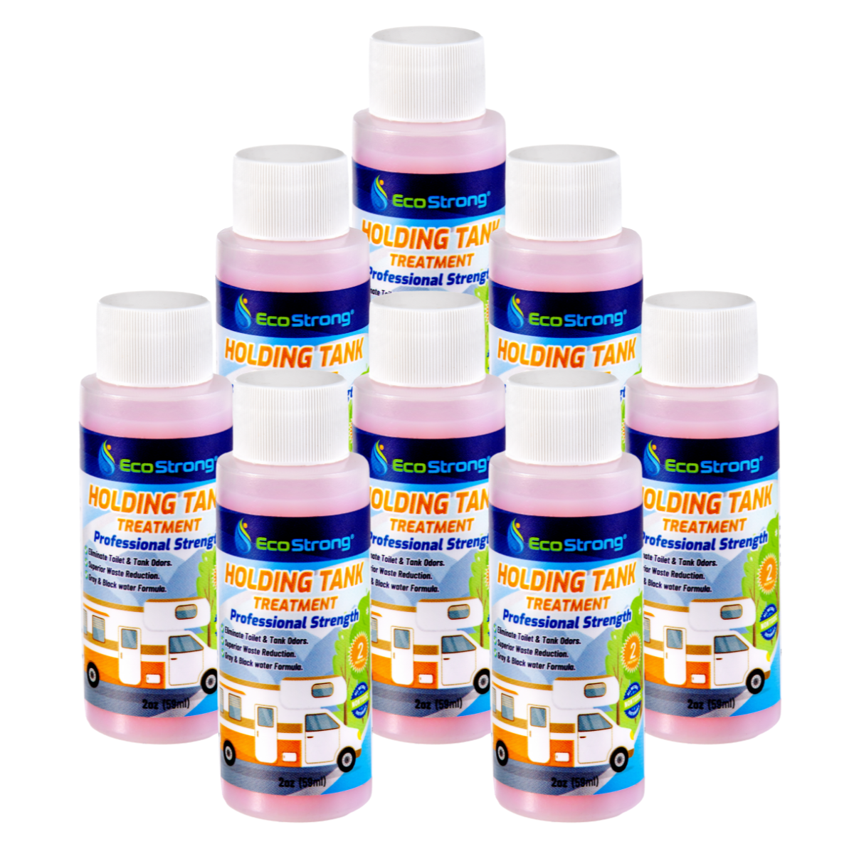 EcoStrong's RV Toilet Holding Tank Treatment Waste Digesting Bacteria