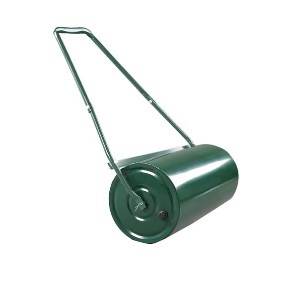 EcoSummer 13-Gallon Lawn Roller with U-Shaped Handle, Water or Sand Fillable Garden Drum for Seeding, Sod & Soil Leveling