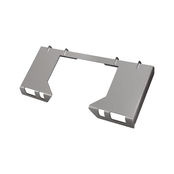 EcoSummer 3/8" Skid Steer Quick Attach Plate, Universal Mounting Bracket for Tractor & Loader Attachments