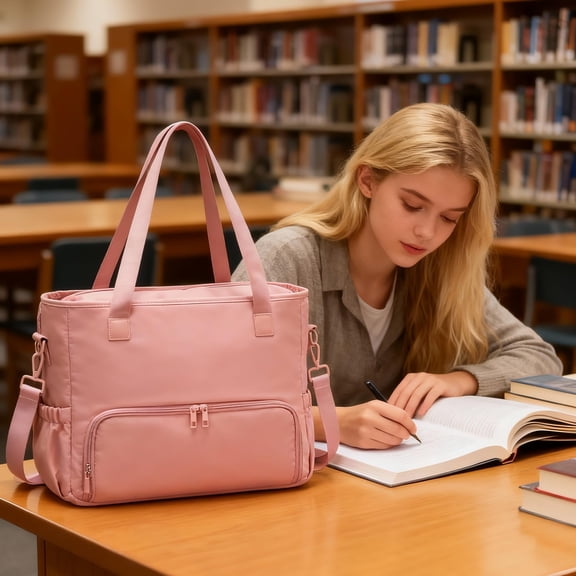 EcoSummer Insulated Lunch Bag for Women with 15.6" Laptop Compartment  Thermal Lunch Box & Work Tote with Multiple Pockets, Leak-Proof, Water-Resistant, for Office, Travel & Outdoor Activities