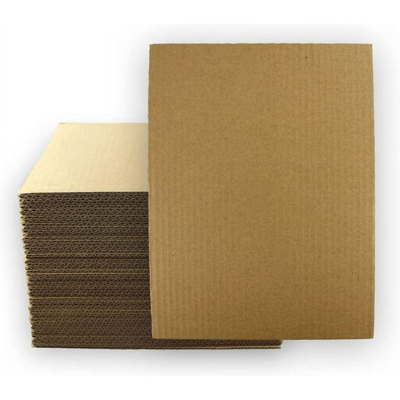EcoSwift 8.5 x 11 x 0.12 Inch Lightweight Corrugated Cardboard Shipping Pads Bundle for Moving, Mailing, or Storage (200 Pack)
