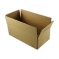 thumbnail image 1 of EcoSwift Brand Premium 12x6x4 Cardboard Boxes Mailing Packing Shipping Box Corrugated Carton 23 ECT, 12"x6"x4", Brown, 5-Pack, 1 of 6