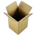 thumbnail image 1 of EcoSwift Brand Premium 4x4x6 Cardboard Boxes Mailing Packing Shipping Box Corrugated Carton 23 ECT, 4"x4"x6", Brown, 30-Pack, 1 of 5
