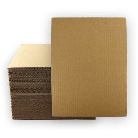 EcoSwift Brand Premium 5" x 7" Corrugated Cardboard Pads Inserts Filler Sheets 23 ECT, 5 in. x 7 in., Brown, 15-Pack