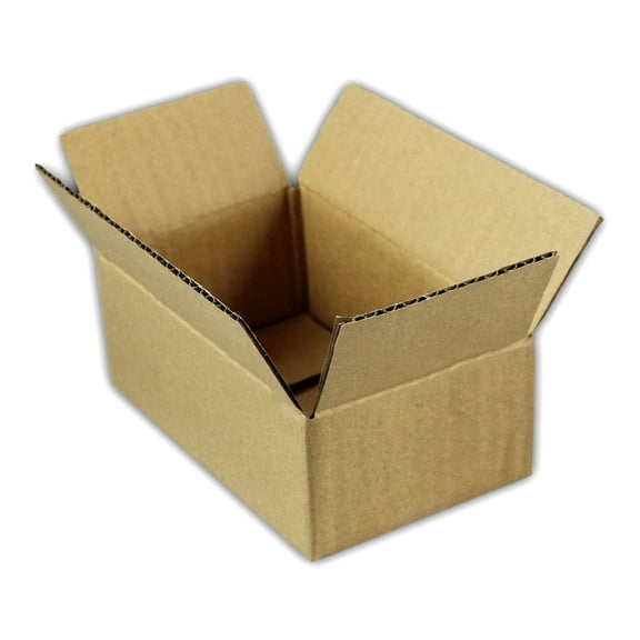 EcoSwift Brand Premium 6x3x2 Cardboard Boxes Mailing Packing Shipping Box Corrugated Carton 23 ECT, 6"x3"x2", Brown, 10-Pack