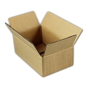 EcoSwift Brand Premium 6x4x2 Cardboard Boxes Mailing Packing Shipping Box Corrugated Carton 23 ECT, 6"x4"x2", Brown, 10-Pack