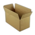 thumbnail image 1 of EcoSwift Brand Premium 8x4x4 Cardboard Boxes Mailing Packing Shipping Box Corrugated Carton 23 ECT, 8"x4"x4", Brown, 100-Pack, 1 of 6