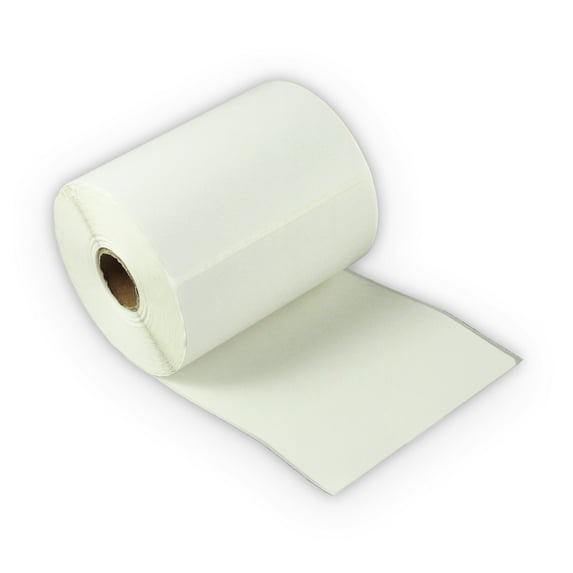 EcoSwift Brand Premium Perforated Direct Thermal Permanent Adhesive Shipping Labels Zebra Compatible, 4 in. x 6 in., White, 4" x 6", 1" Core, 9 rolls, 250 Labels Per Roll, Pack of 2250 labels