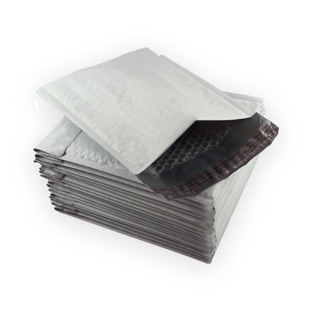 EcoSwift Brand Premium Poly Bubble Shipping Bag Self-Seal Mailer, 10.5 in. x 15 in. (Size 5), Solid Gray, 10-Pack
