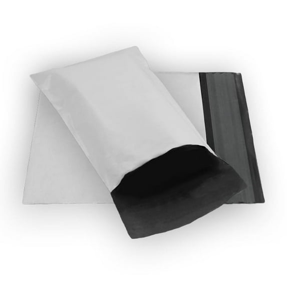 EcoSwift Brand Premium Poly Shipping Bag Waterproof Durable Self-Seal Mailer 1.7 Mil, 5 in. x 6 in. (Size 0s), Solid Gray, 4000-Pack