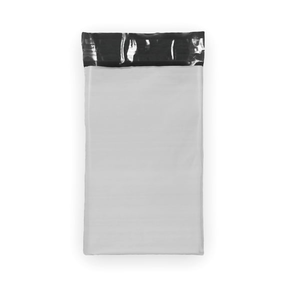 EcoSwift Brand Premium Poly Shipping Bag Waterproof Durable Self-Seal Mailer 1.7 Mil, 6 in. x 9 in. (Size 1), Solid Gray, 1000-Pack