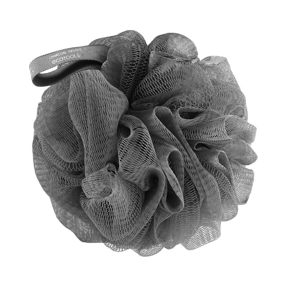 EcoTools Charcoal Bath Sponge, Black Loofah for Body Cleansing & Exfoliating, for Adults, 1 Count