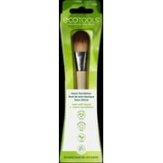 EcoTools Classic Foundation Makeup Brush, For Liquid and Cream Foundation, Streak Free Buildable Coverage, 1 Count