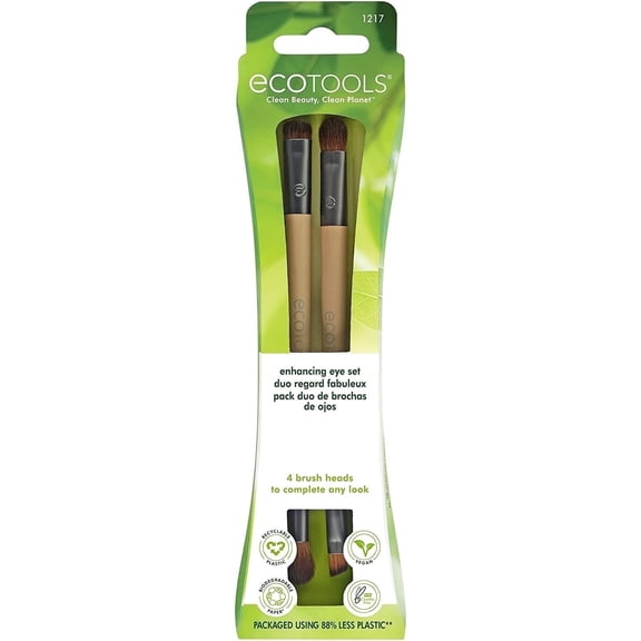 EcoTools, Enhancing Eye Set, 4 Brush Heads