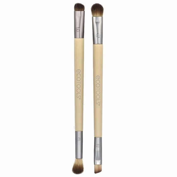 EcoTools Eye Enhancing Duo Makeup Brush Set 2.0 ea Pack of 2