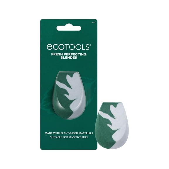EcoTools Fresh Perfecting Makeup Blending Sponge, Beauty Sponge for Foundation, Multicolor, 1 Count