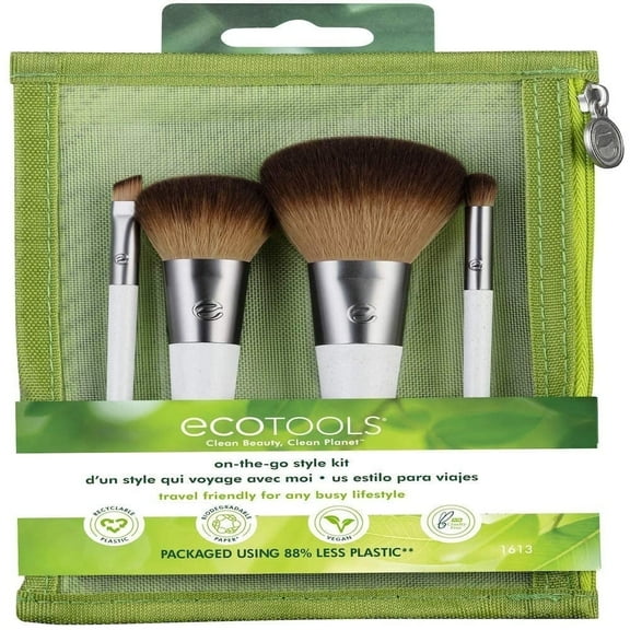 EcoTools, On The Go Style Kit, 4 Piece Set Pack of 2