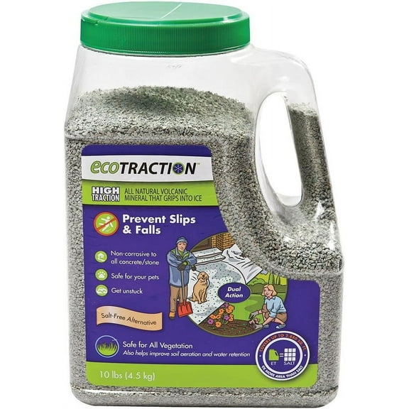 EcoTraction Pro All Natural Volcanic Mineral Ice Melt Granules - 10 lb Jug