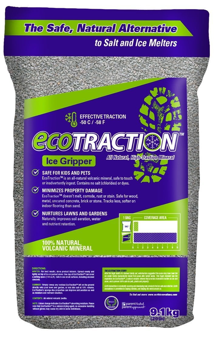 EcoTraction All-Natural Volcanic Mineral Ice Traction Granules