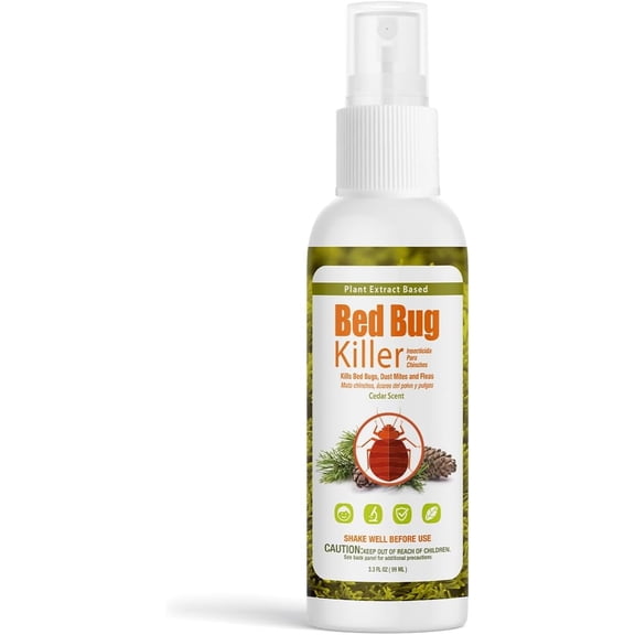 EcoVenger Bed Bug Killer 3 oz, Travel Size,100% Kill Efficacy, Bedbugs & Mites, Eggs & The Resistant, USDA BIO-Certified, Plant Extract Based & Non-Toxic, Child & Pet Safe
