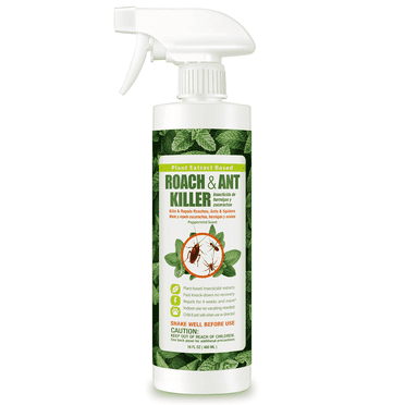 EcoVenger Roach & Ant Killer 16 oz, Kills on Contact, Extended 4-Week Deterrence, Kills Ants & Other Crawling Insects, Natural & Non-Toxic, Pleasant Botanical Scent, Safe for Children & Pets